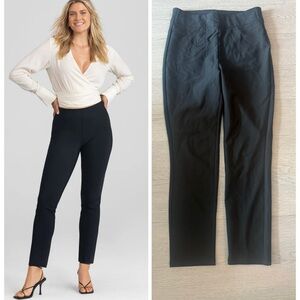 HoneyLove Perfectionist Pants Pull On Straight Leg Black Women’s  Size XL